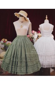 Tiny Garden Dream Bouquet Dotted Tulle Skirt(Reservation/4 Colours/Full Payment Without Shipping)